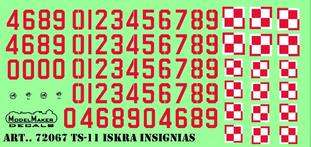 PZL TS-11 'Iskra'- Insignias