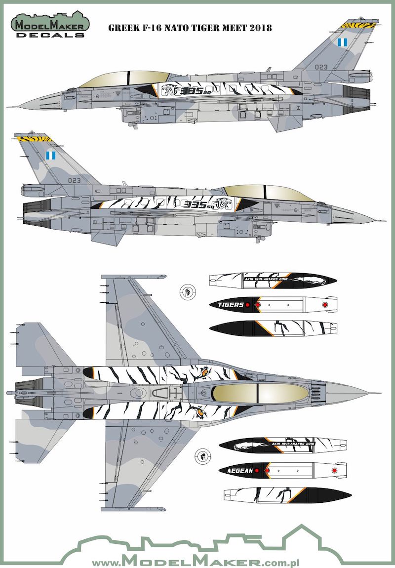 Greek F-16 NATO Tiger Meet 2018