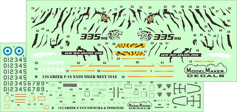 Greek F-16 NATO Tiger Meet 2018