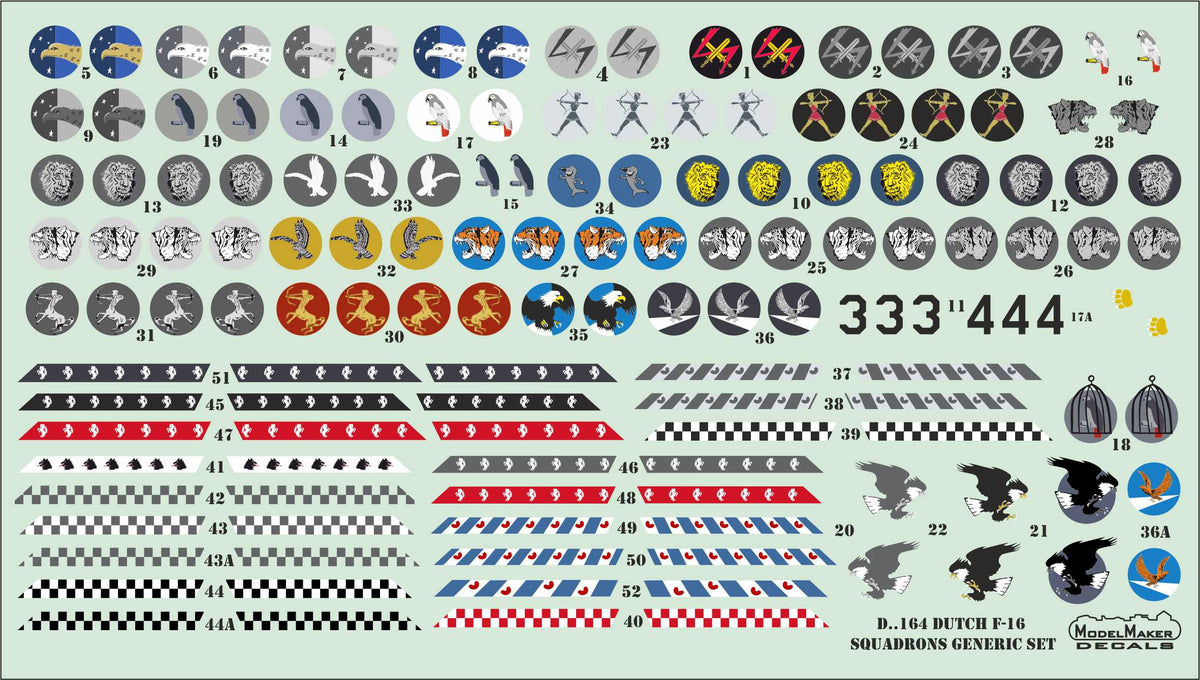 Dutch F-16 Squadrons - generic set