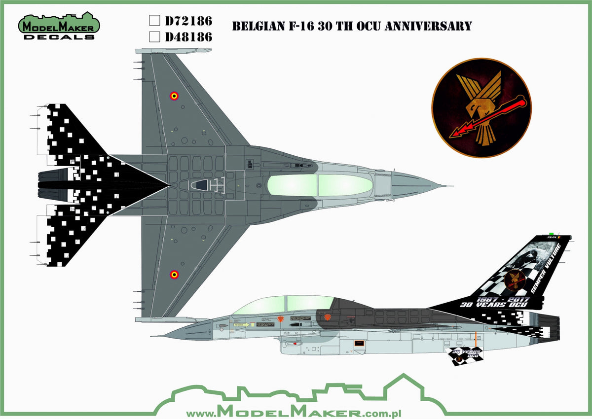 Belgian F-16 30th OCU anniversary