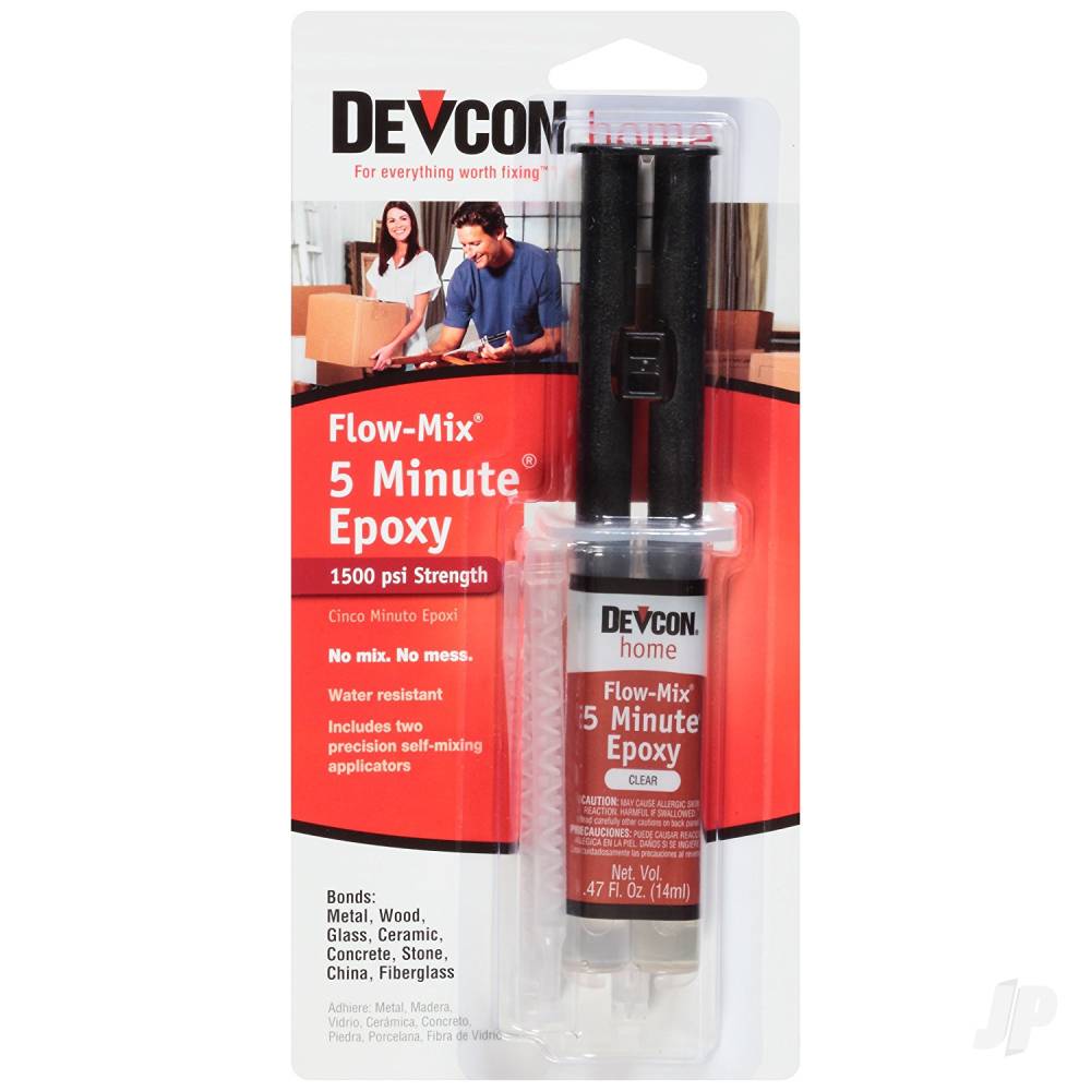 Devcon 5 Minute Epoxy Flow-Mix (14ml Syringe) DEV20445