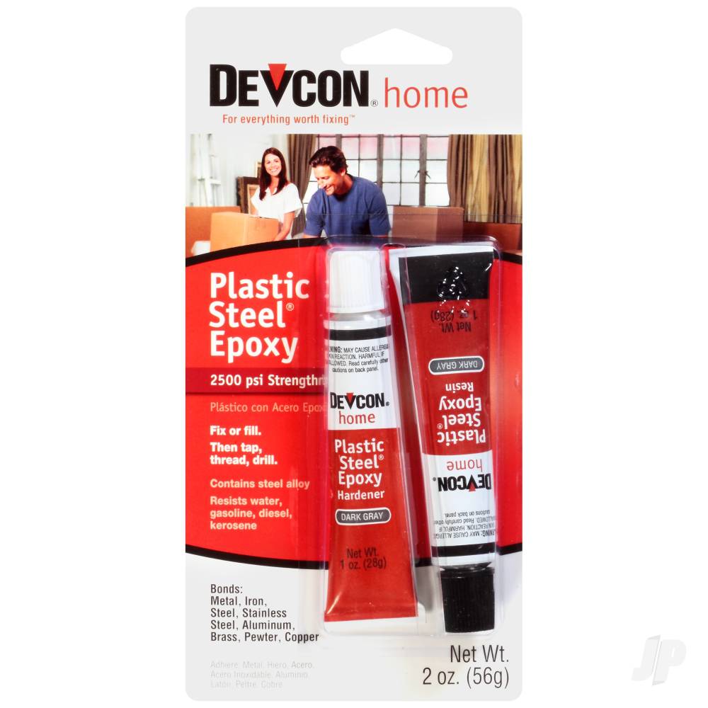 Devcon Plastic Steel Epoxy (2x 1oz Tubes) DEV52345