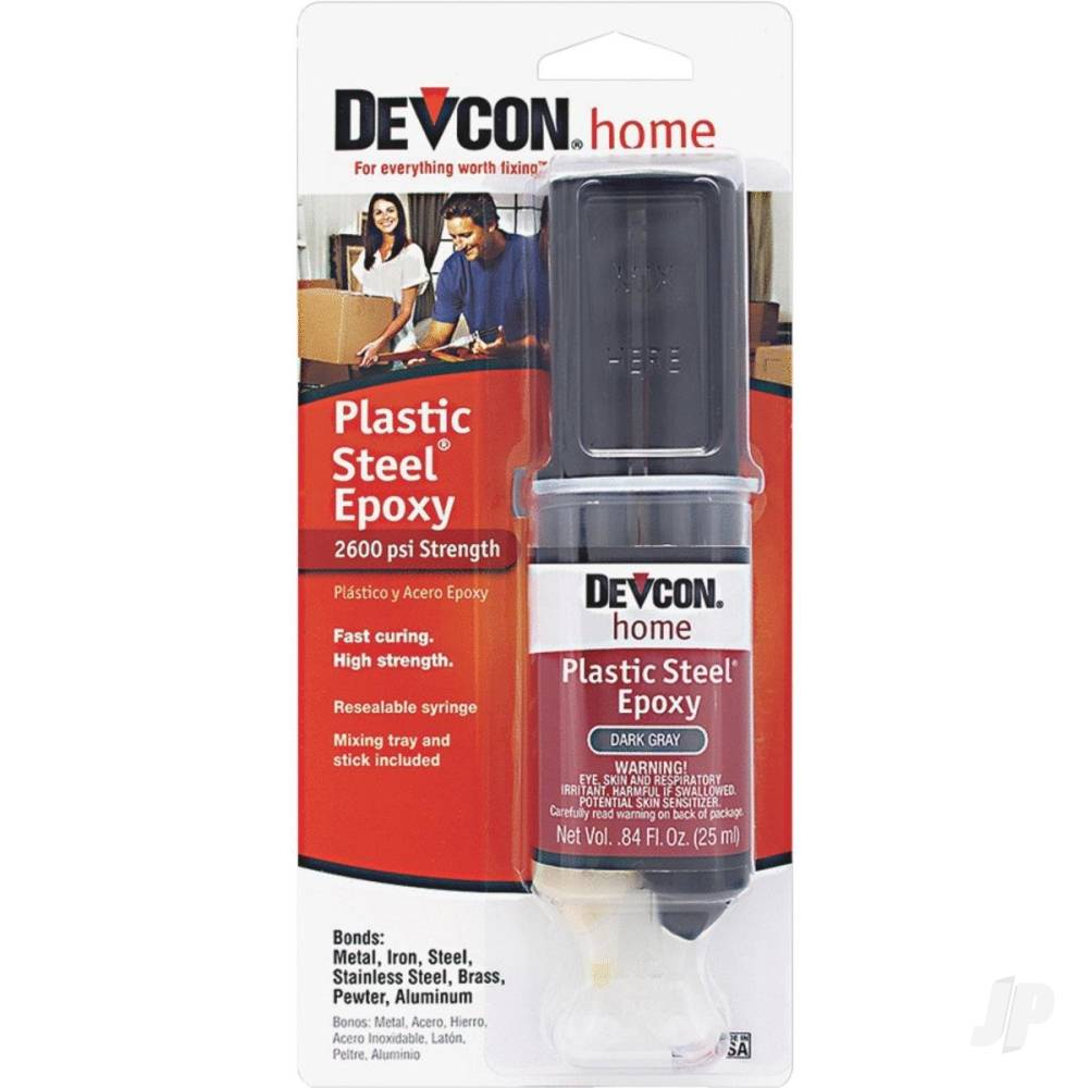 Devcon Plastic Steel Epoxy (25ml Syringe) DEV62345