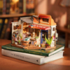 Rolife Corner Bookstore DIY Miniature House Kit DG164