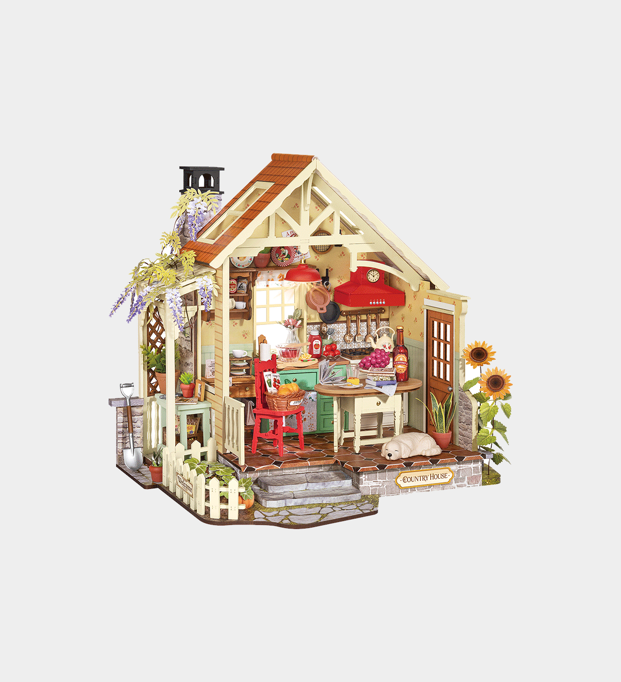 Rolife Sunlit Farmhouse Kitchen DH101