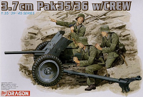 3,7cm PaK-36 with crew