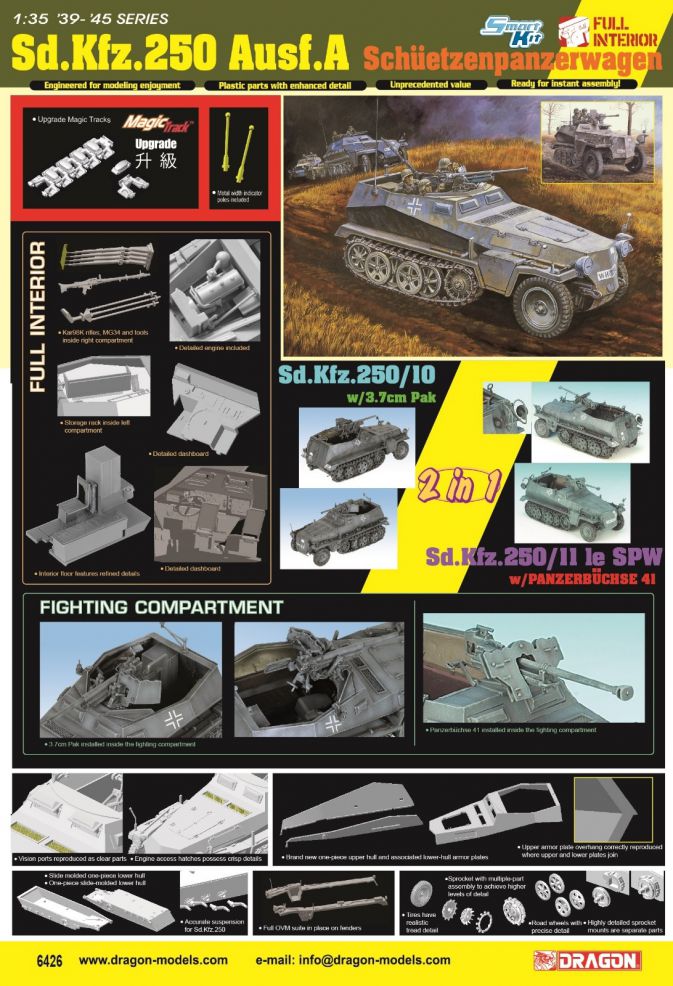 Sd.Kfz.250 Ausf.A Schüetzenpanzerwagen (2 in 1)					'