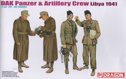 DAK/Afrika Korps Panzer & Artillery Crew Libya 1941