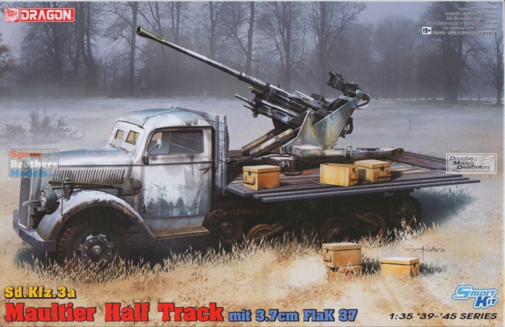 Sd.Kfz.3a Maultier Half Track mit 3.7cm FlaK 37