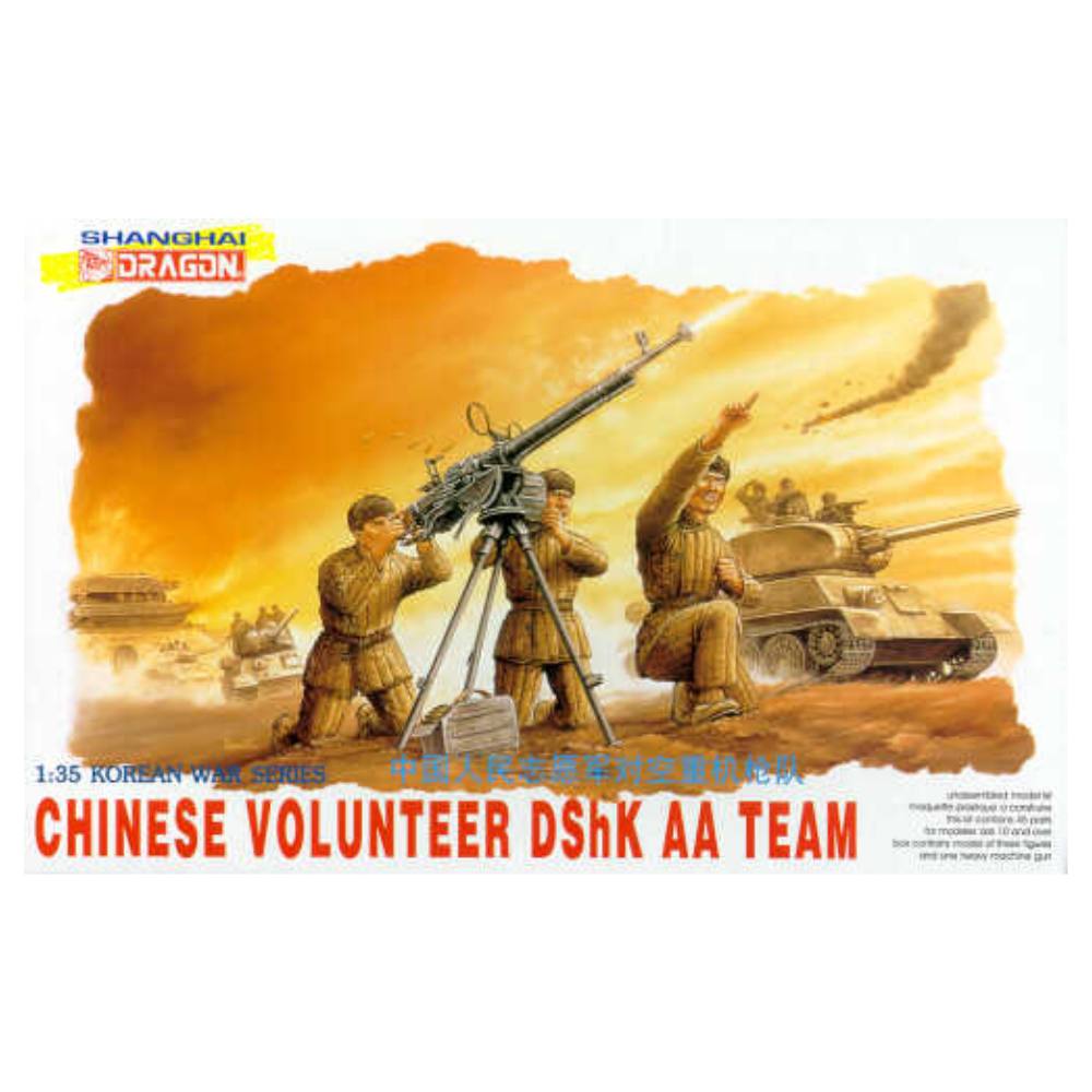 Dragon 1/35 Chinese Volunteer Dshk Anti Aircraft Team Dn6809