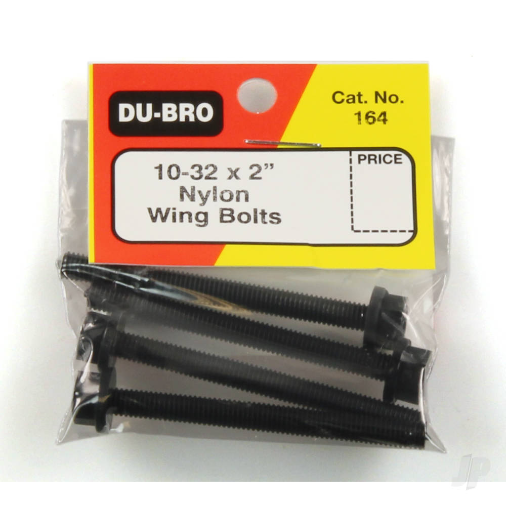 Dubro 1/4-20 x 2in Nylon Wing Bolts (4 pcs per package) DUB142 1