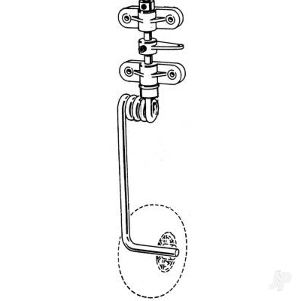 Dubro Steerable Nose Gear/Straight (1 pc per package) DUB153