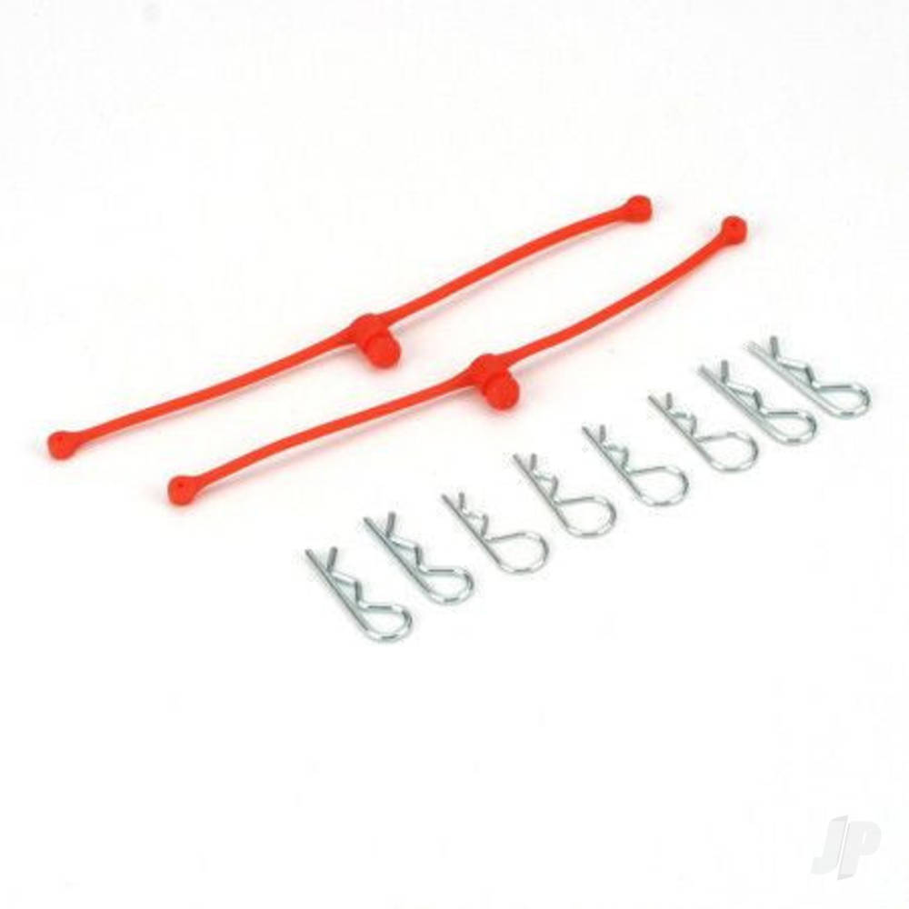 Dubro Body Klip Retainers (Lime Green) (2 pc per package) DUB2253