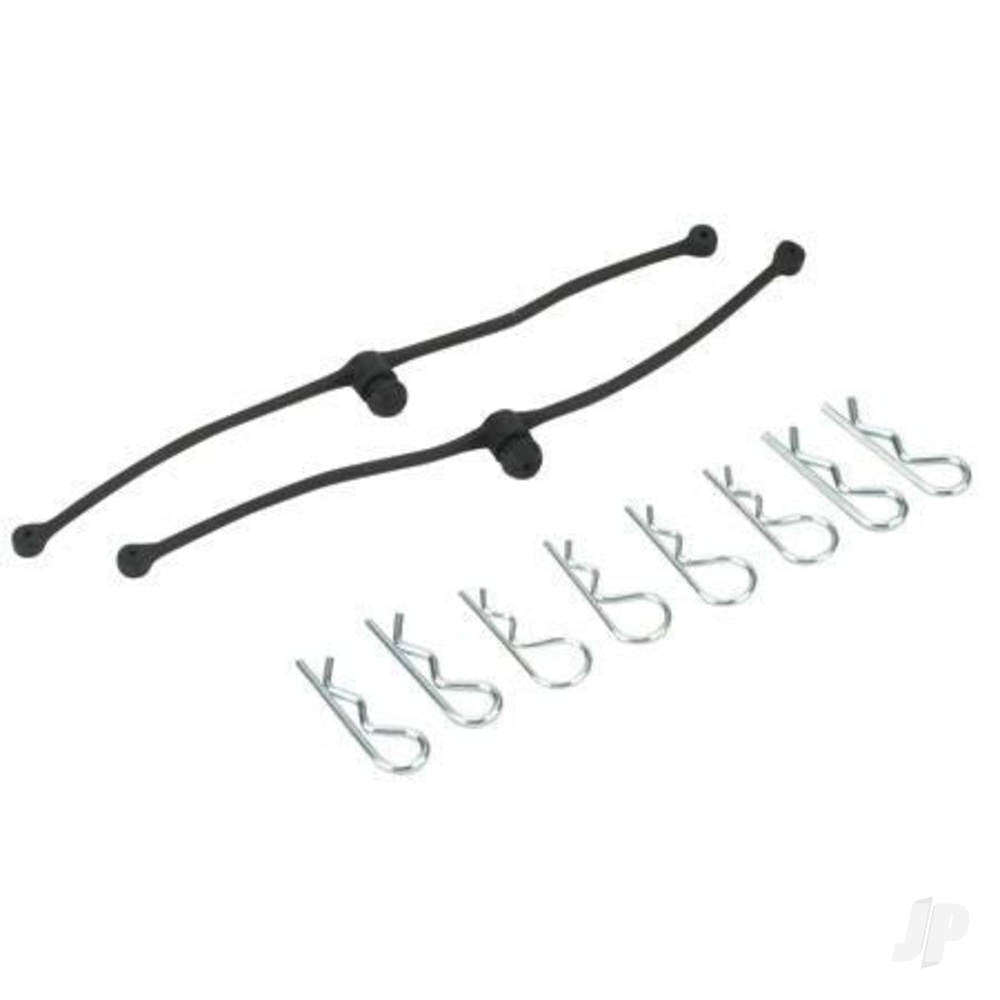 Dubro Body Klip Retainers (Lime Green) (2 pc per package) DUB2253