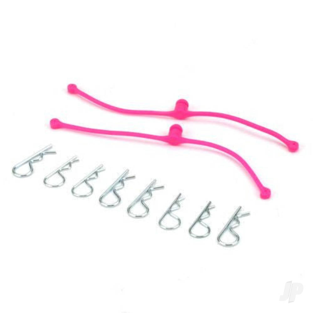 Dubro Body Klip Retainers (Lime Green) (2 pc per package) DUB2253