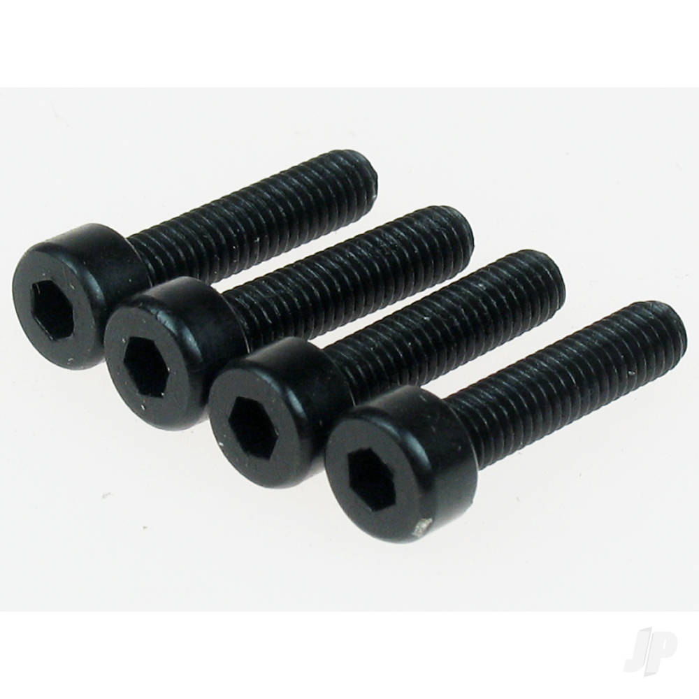 Dubro 3.5mm x 15 Socket-Head Cap Screws (4 pcs per package) DUB2272