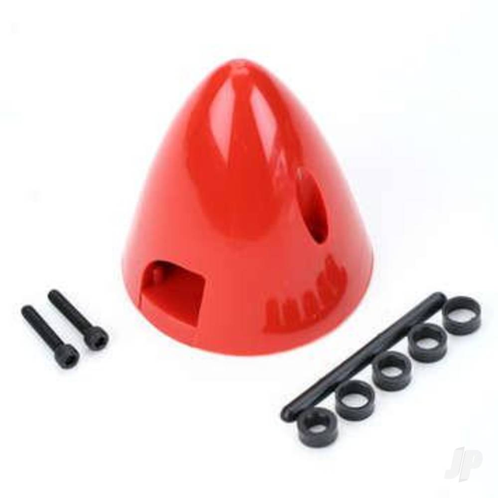 Dubro 3in Spinner, Red (1 pc per package) DUB298