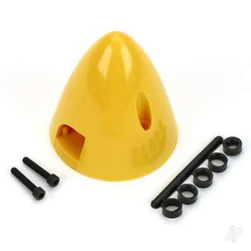 Dubro 3in Spinner, Yellow (1 pc per package) DUB299