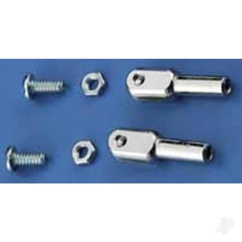 Dubro 4-40 Steel Solder Rod Ends (2 pcs per package) DUB303