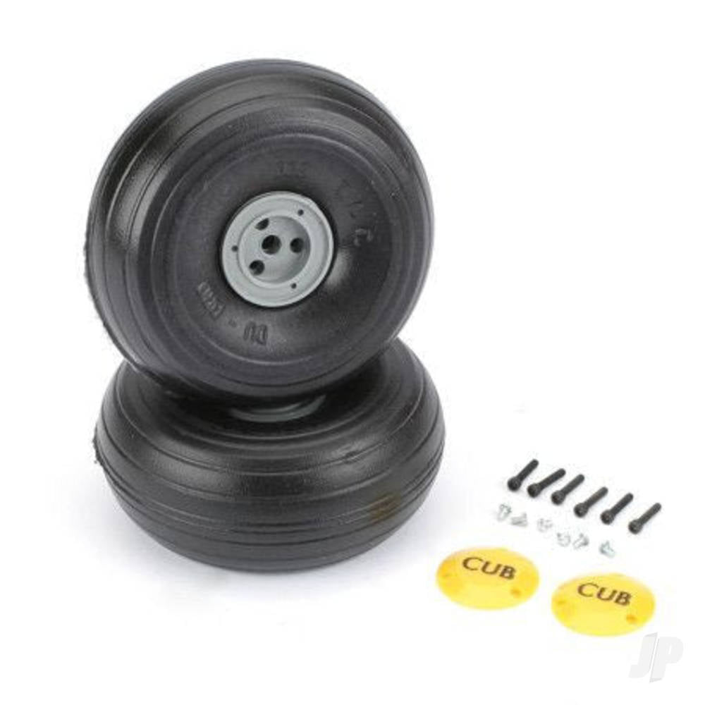 Dubro 1/4 Scale Tred Light J3 Wheels (1 pair per card) DUB425TLC