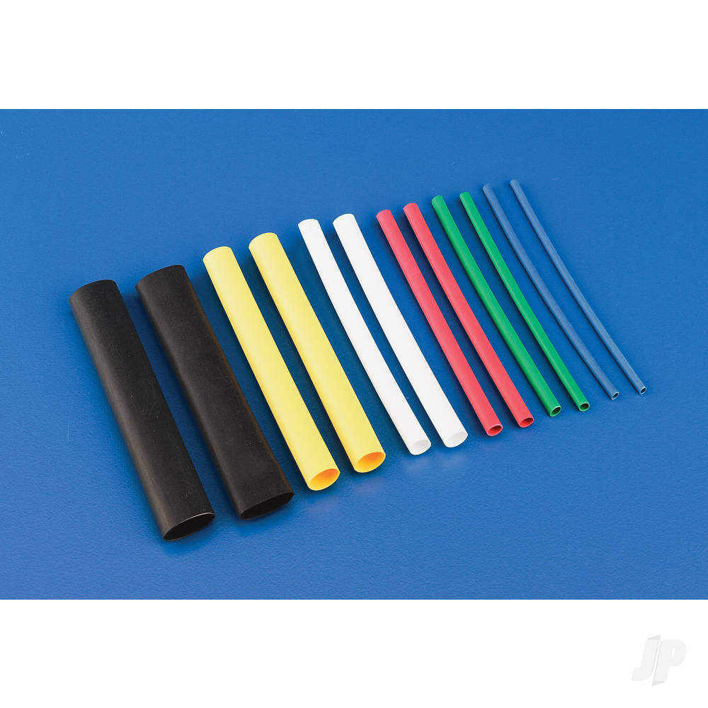 Dubro 1/4in Heat Shrink Tubing Yellow (3 pcs per package) DUB439