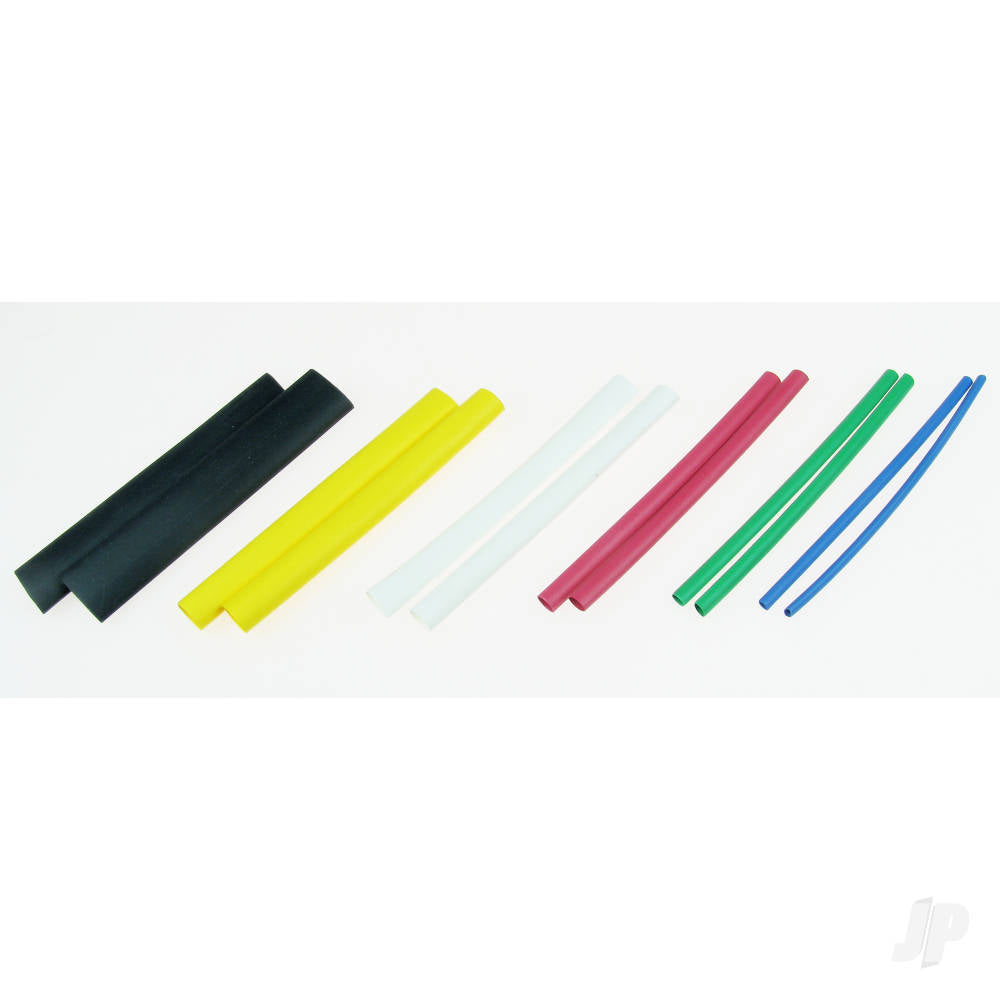 Dubro 1/4in Heat Shrink Tubing Yellow (3 pcs per package) DUB439