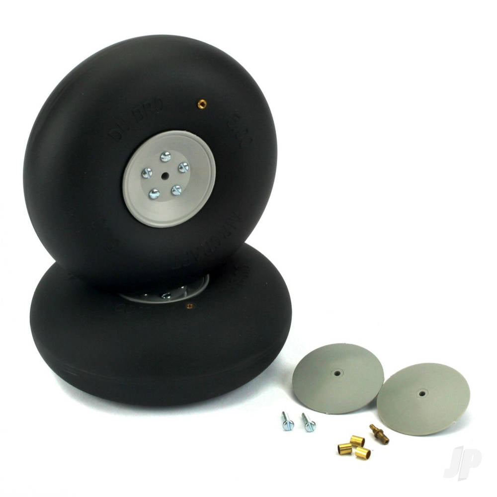 Dubro 4.5in diameter Big Wheels (1 pair per card) DUB450RV