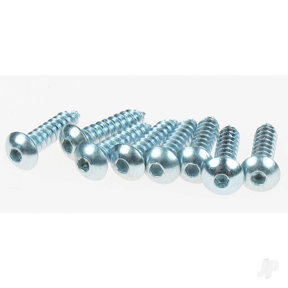 Dubro 2 x 3/8 Button Head Sheet Metal Screws (8 pcs per package) DUB525 1