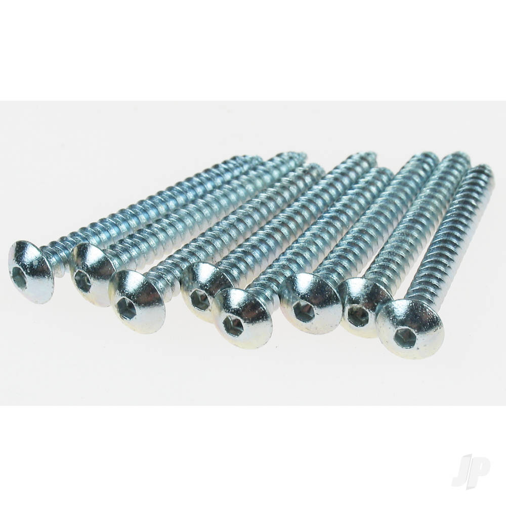 Dubro 4 x 3/4 Button Head Sheet Metal Screws (8 pcs per package) DUB528