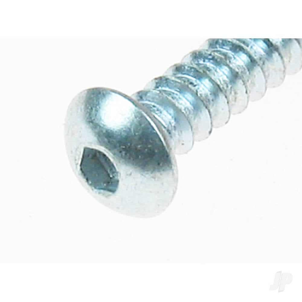 Dubro 4 x 1 Button Head Sheet Metal Screws (8 pcs per package) DUB529
