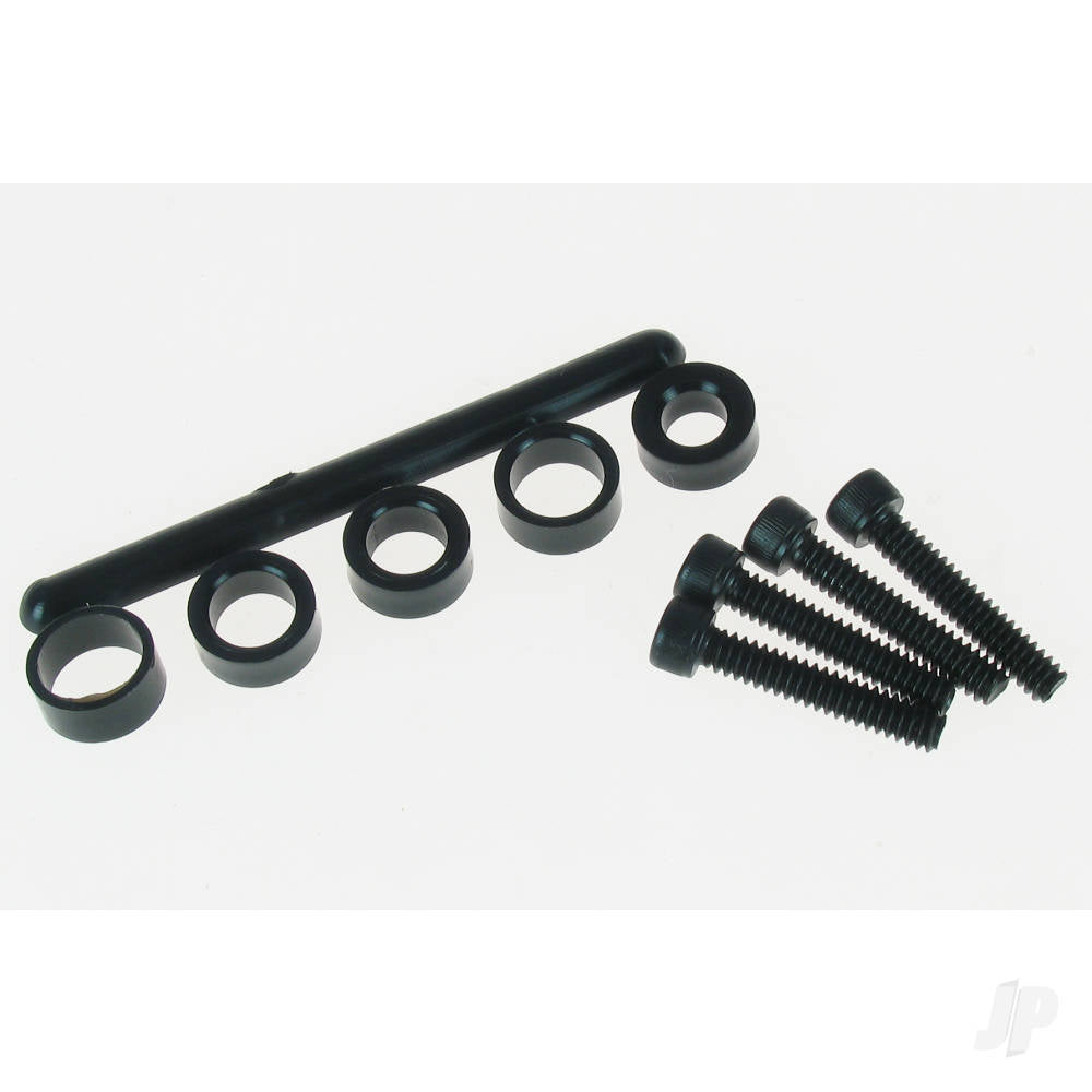 Dubro 3in Three Blade Spinner Black (1 pc per package) DUB550 1