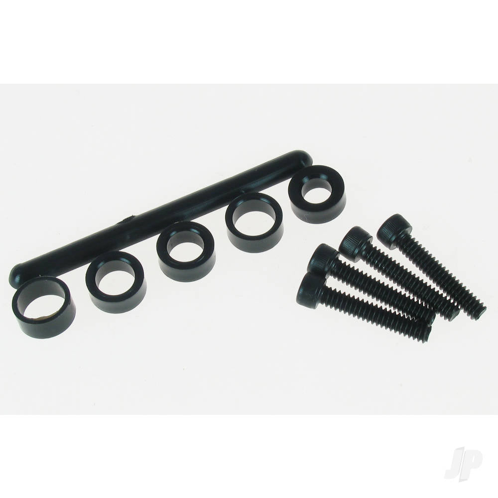 Dubro 3in Three Blade Spinner Black (1 pc per package) DUB550