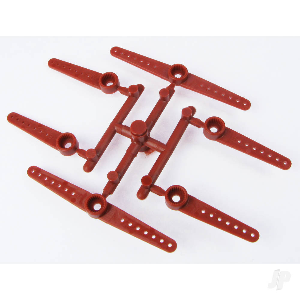Dubro Micro Servo Arm XL 6 pcs per package - 4 Single, 2 Double DUB934