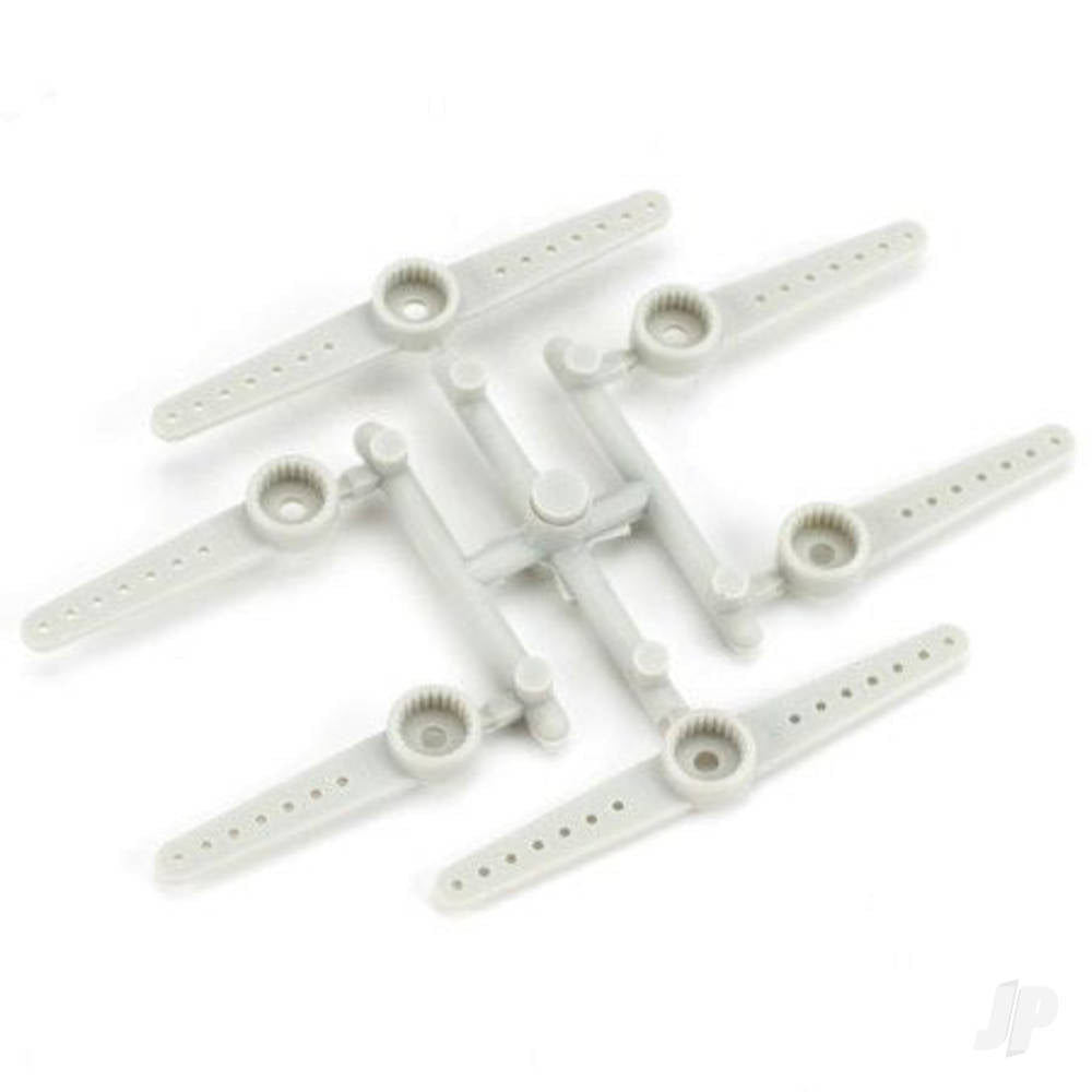 Dubro Micro Servo Arm XL 6 pcs per package - 4 Single, 2 Double DUB934
