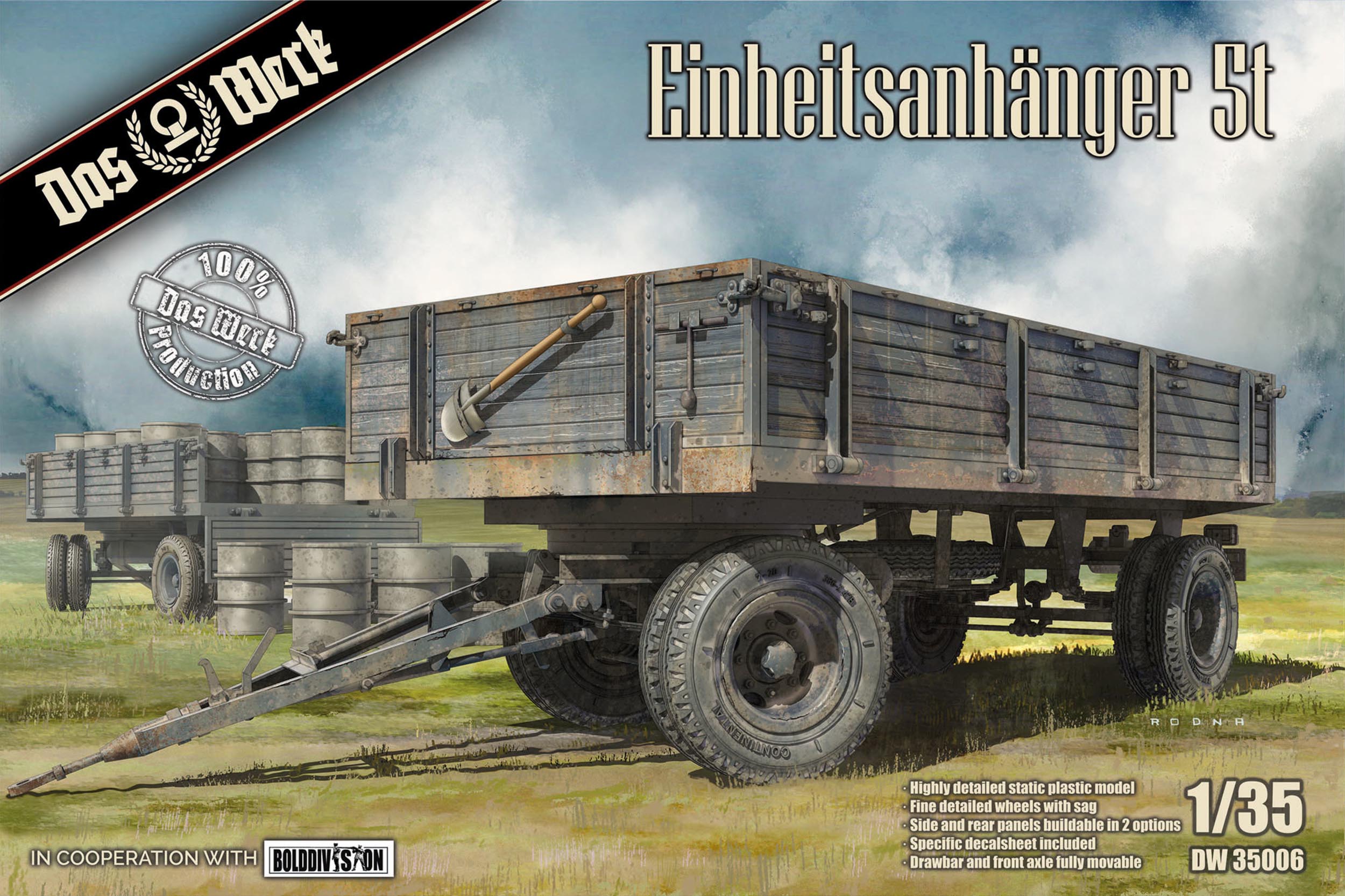 Das Werk 1/35 Einheitsanhanger 5t 35006