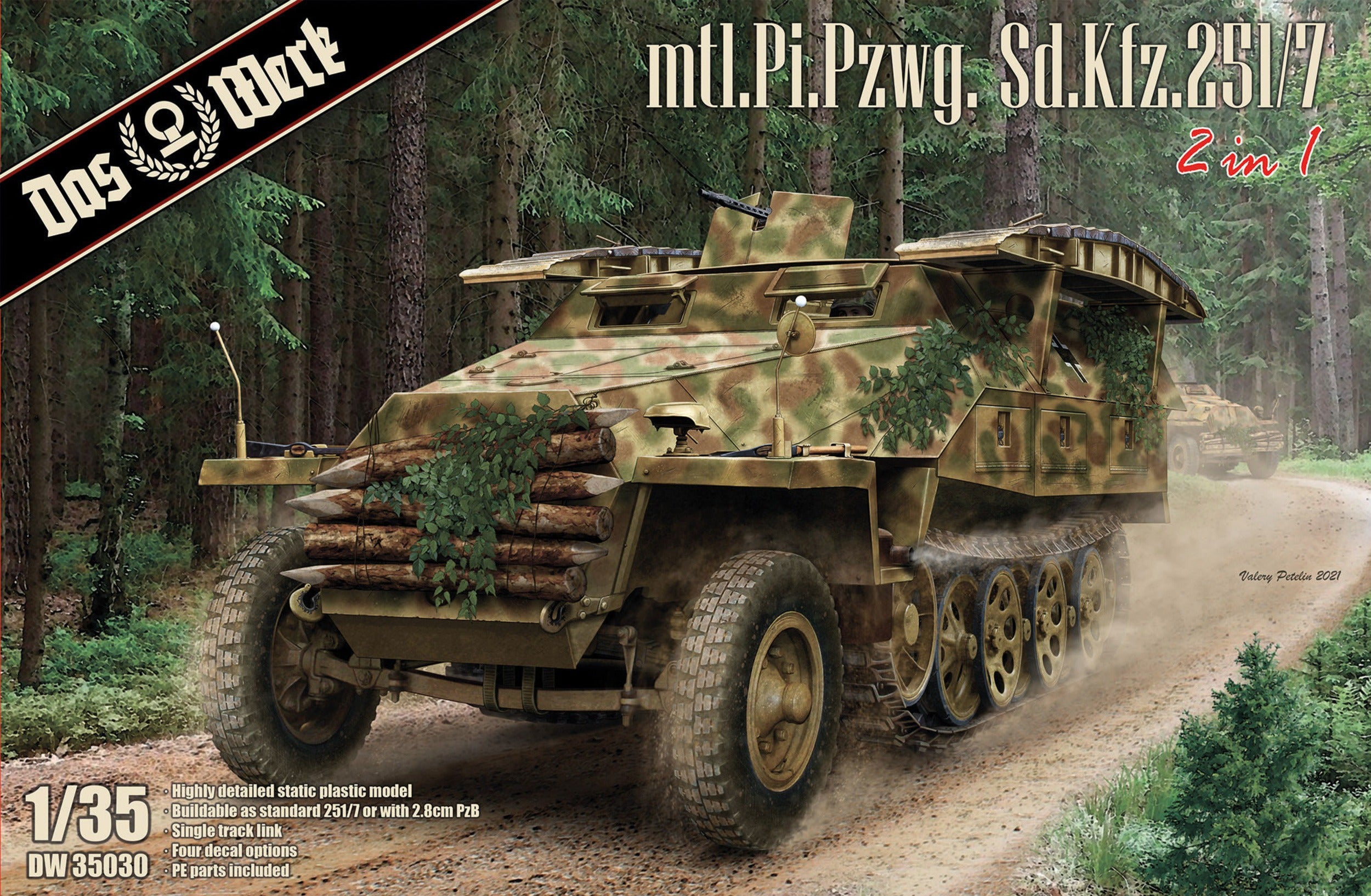 Das Werk 1/35 Mtl.Pi.Pzwg. Sd.Kfz.251/7 Ausf.B 35030 - Access Models
