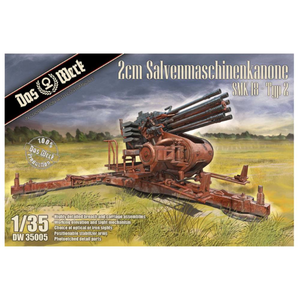 Das Werk 1/35 2Cm Salvenmaschinenkanone - Smk Typ 2 Dw35005