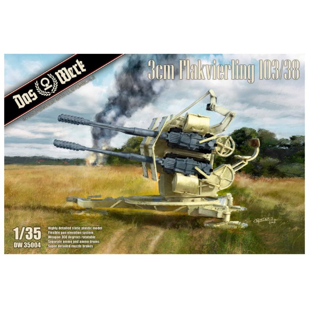 Das Werk 1/35 3Cm Flakvierling 103/38 Dw35004