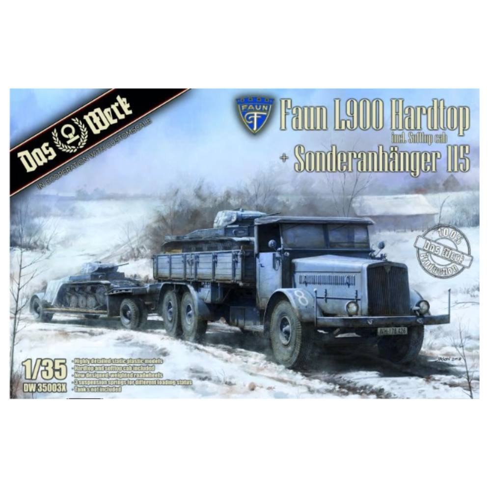 Das Werk 1/35 Faun L900 Incl. Sd.Ah. 115 Dw35003X