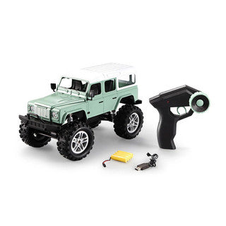 Green 1:14 RC Land Rover Defender Rock Crawler