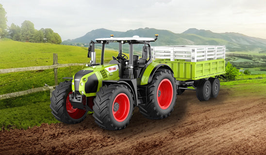 Double E 1/24 CLAAS ARION 660 RC Tractor with trailer E685-003