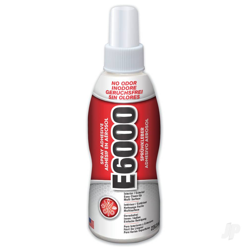 Eclectic E6000 Spray Adhesive Clear 236.5ml ECL62023