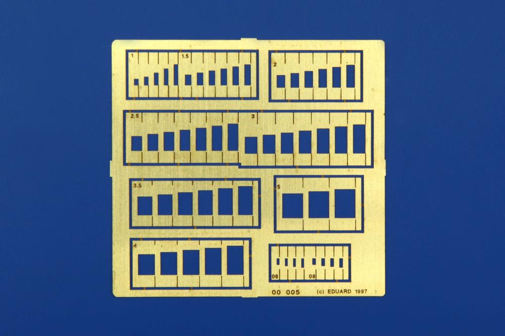 Oblongs template. Assorted sizes