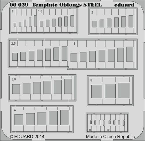 Template oblongs STEEL Kit surface upgrade tool