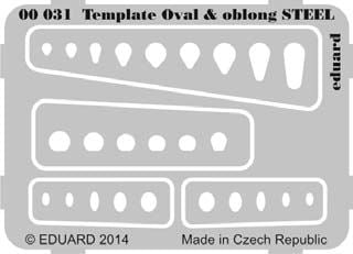 Template ovals & oblong STEEL