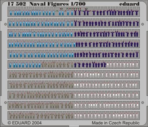 Naval Figures PRE-PAINTED IN COLOUR!