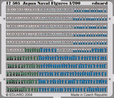 IJN Naval Figures PRE-PAINTED IN COLOUR!