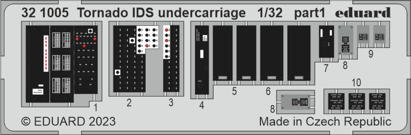 Panavia Tornado IDS undercarriage (designed to be used with Italeri kits)