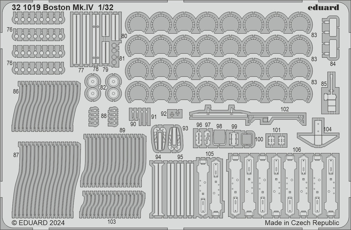 Douglas Boston Mk.IV 1/32 (designed to be used with Hong Kong Models kits) [A-20J/K]
